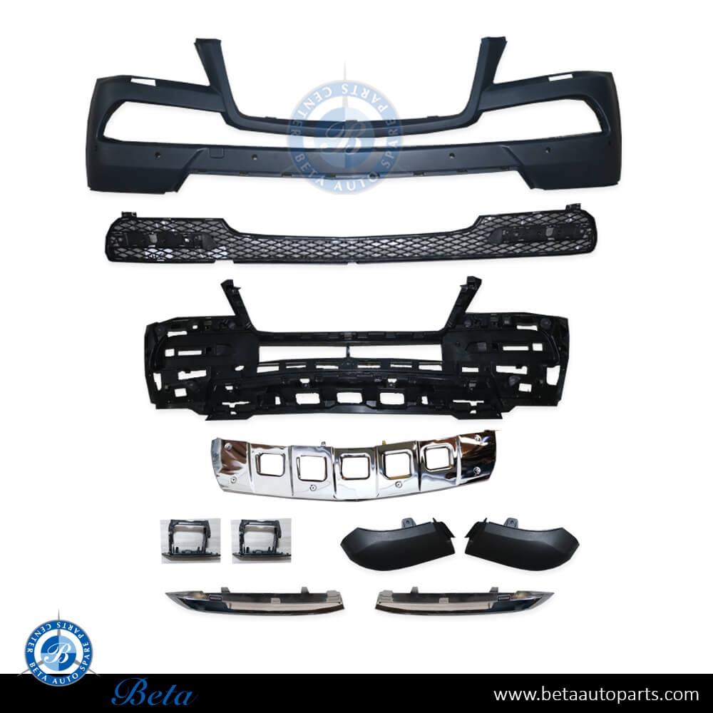 Front Bumper Assembly for Mercedes GL-Class X164 2009-2012 models, Part Number 1648851325 Front Bumper Assembly for Mercedes GL-Class X164 2009-2012 models, Part Number 1648851325